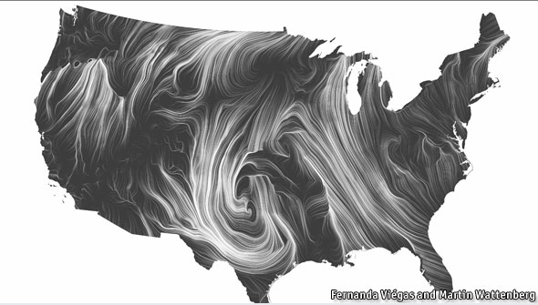 구글의 Wind Map